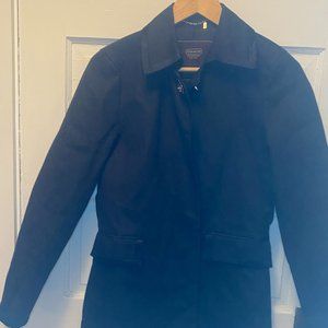 Coach Trench Coat with Satin Trim